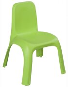 PILSAN Scaunel cu spatar pentru copii King Verde interiorexteriorsezut ergonomicpicioare stabile cu antiderapantutilizare pentru gradinita cresa afterschoolgreutate suportata 150kg
