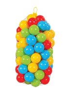 PILSAN Set 100 bile mici de 6 cm Multicolorpotrivite pentru utilizare spatii de joacapiscina uscatatarc de joaca