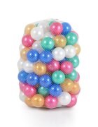 PILSAN Set 100 bile mici de 6 cm Patel Multicolor Sidefpotrivite pentru utilizare spatii de joacapiscina uscatatarc de joaca