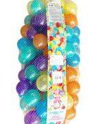 PILSAN Set 100 bile mici de 7 cm Pastel Multicolor Glitter