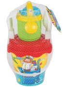 PILSAN Set jucarii pentru nisip Sweety Bucket cu 6 piese