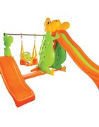 PILSAN Spatiu de joaca cu doua tobogane si leagan Playfull Dino