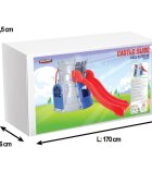 PILSAN Spatiu de joaca cu tobogan Castle Slide Blue