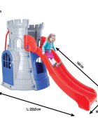 PILSAN Spatiu de joaca cu tobogan Castle Slide Blue