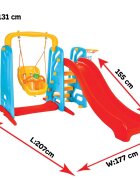 PILSAN Spatiu de joaca cu tobogan si leagan Wavy Slide