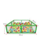 PILSAN Tarc de joaca copii pentru exteriorinterior Ball Pool 170x170cm