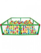 PILSAN Tarc de joaca copii pentru exteriorinterior Ball Pool 170x170cm