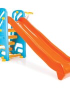 PILSAN Tobogan pentru copii Wavy Slide cu cos de baschetstructura robusta cu laterale inalteutilizare interiorexteriormanere ergonomicelungime panta 155 cm