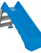 PILSAN Tobogan pliabil cu sistem atasare furtun cu apa Wavy water AlbastruGri