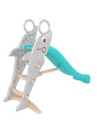 PILSAN Tobogan pliabil pentru copii Dolphin cu conectare la apautilizare interiorexteriorcapacitate maxima 50 kgvarsta 2ani+
