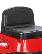 PILSAN Tractor cu pedale pentru copii Active Red cu scaunel reglabil transmisie pe lant spatar volan claxon de la 3 ani pana la 50 kg