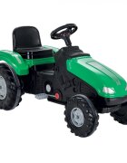 PILSAN Tractor cu pedale pentru copii Mega Green cu scaunel reglabil claxon sarcina maxima admisa 60 kg dimensiune 53.5 x 114 x 64 cm