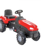 PILSAN Tractor cu pedale pentru copii Mega Red cu scaunel reglabil claxon sarcina maxima admisa 60 kg dimensiune 53.5 x 114 x 64 cm
