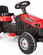 PILSAN Tractor electric pentru copii Active 45W Red din plastic rezistent cu pedala de accelerare frana scaun reglabil in 6 pozitii claxon lumini viteza maxima 3 kmh dimensiune 51 x 95 x 51 cm