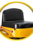 PILSAN Tractor pentru copii Active Yellow cu pedale si cupa transmisie pe lant volan cu claxon spatar scaun reglabil greutate admisa 50 kg