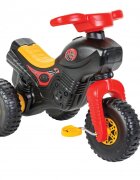 PILSAN Tricicleta pentru copii Black Eagle cu pedale sezut confortabil roti din plastic rezistent greutate admisa 35 kg varsta 3 ani+