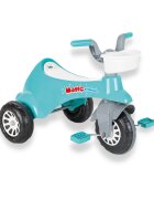 PILSAN Tricicleta pentru copii Magic Turquoise cu spatiu de depozitare de la 3 ani pana la 35 kg