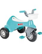 PILSAN Tricicleta pentru copii Magic Turquoise cu spatiu de depozitare de la 3 ani pana la 35 kg