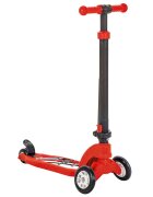 PILSAN Trotineta Cool Red cu 3 roti ghidon reglabil manere anti-alunecare greutate admisa 35 kg