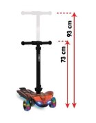 PILSAN Trotineta electrica cu faruribaza cu lumini LED3 nivele de reglare a vitezeiinaltime reglabilabluetooth si incarcator Cobra
