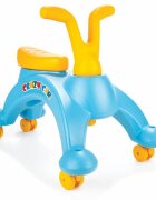 PILSAN Vehicul ride on fara pedale pentru copii Crazy Car Blue din plastic durabilpiese demontabileroti pivotante din plastic rezistentde la 3 anigreutate admisa 50kg