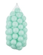 PlayCity Set 100 bile din plastic diametru 6 cm Green