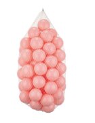 PlayCity Set 100 bile din plastic diametru 6 cm Peach