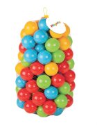 PlayCity Set 100 bile din plastic diametru 7 cm Multicolor