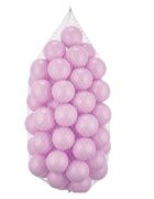 PlayCity Set 500 bile din plastic diametru 7 cm Pink