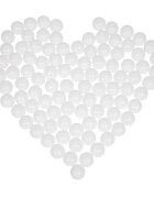 PlayCity Set 500 bile din plastic diametru 7 cm Premium White