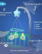 Playgro Carusel muzical cu stelute si norisori Dreamtime Soothing Light Up Mobile
