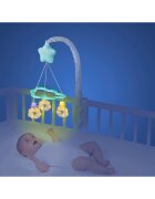 Playgro Carusel muzical cu stelute si norisori Dreamtime Soothing Light Up Mobile