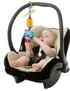 Playgro Jucarie carucior sau scaun auto 0 luni+ Cheeky Chime Rocky Racoon