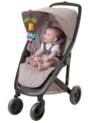 Playgro Jucarie carucior sau scaun auto 0 luni+ Cheeky Chime Rocky Racoon