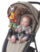 Playgro Jucarie carucior sau scaun auto cu inele pentru dentitie Activity Friend Pooky Puppy