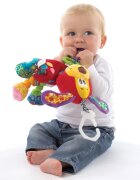 Playgro Jucarie carucior sau scaun auto cu inele pentru dentitie Activity Friend Pooky Puppy