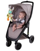 Playgro Jucarie carucior sau scaun auto cu inele pentru dentitie Sensory Friend Lupe Llama