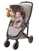Playgro Jucarie carucior sau scaun auto cu inele pentru dentitie Sensory Friend Salo Sloth