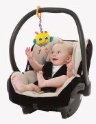 Playgro Jucarie cu vibratii pentru carucior scoica auto si patut Wiggling Bertie Bee 23 cm