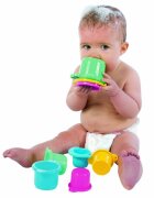 Playgro Jucarie de baie Croc Cups 8 piese