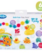 Playgro Set 15 jucarii de baie 6 luni+ Bath Fun