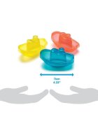 Playgro Set 3 jucarii de baie 3 barcute colorate 6 luni+ Bright Baby Boats