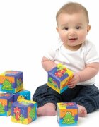 Playgro Set 6 cuburi pentru baie Splash and Learn Soft blocks for bath