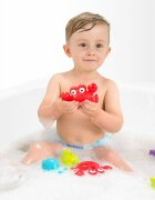 Playgro Set 7 animalute de baie fara BPA Floating Sea Friends New Blue