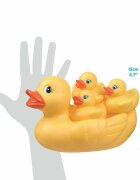Playgro Set de joaca de baie Ratusca cu trei bococi fara gauri