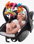 Playgro Spirala cu jucarii pentru carucior scoica auto si patut Amazing Garden Twirly Whirly 33 cm