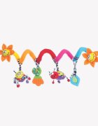 Playgro Spirala cu jucarii pentru carucior scoica auto si patut Amazing Garden Twirly Whirly 33 cm
