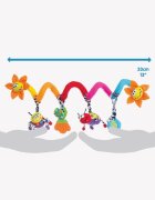 Playgro Spirala cu jucarii pentru carucior scoica auto si patut Amazing Garden Twirly Whirly 33 cm