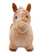 PLAYTO Saritor gonflabil interactiv cu melodiibaza antiderapantapompa inclusapana la 80kg Jumper Happy Pony