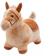 PLAYTO Saritor gonflabil interactiv cu melodiibaza antiderapantapompa inclusapana la 80kg Jumper Happy Pony